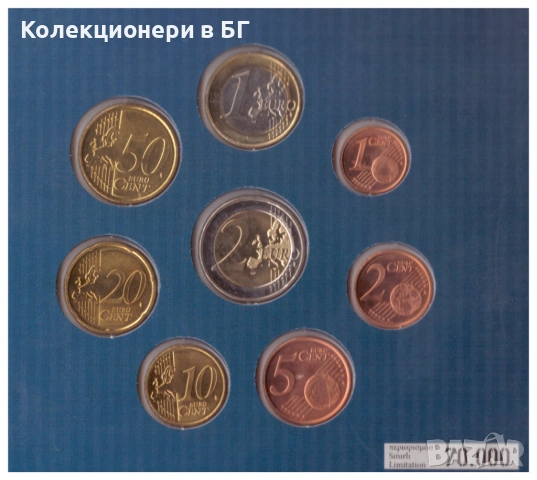  СЕТ С ДЕВЕТ ЕВРОМОНЕТИ - КИПЪР /виж описанието/, снимка 6 - Нумизматика и бонистика - 54192753