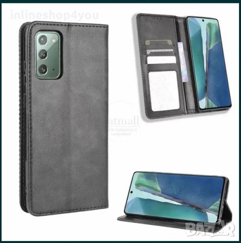 Кожен Калъф Тефтер за Samsung Galaxy S20 / S20+ / Note 10 / 10+ / 360, снимка 5 - Калъфи, кейсове - 31967206