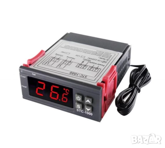 Температурен контролер STC-1000-220V, 10A с 1 сензор, снимка 2 - Други стоки за дома - 52098175