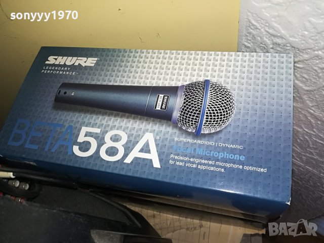 shure beta58a-микрофон с кабел 0101231032
