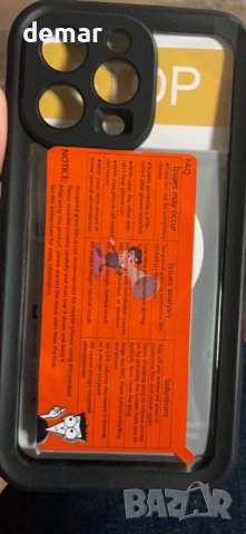 Водоустойчив калъф T-Bee Съвместим с iPhone 15 Pro и 15 Pro Max с Magsafe,черен, снимка 7 - Калъфи, кейсове - 42812904