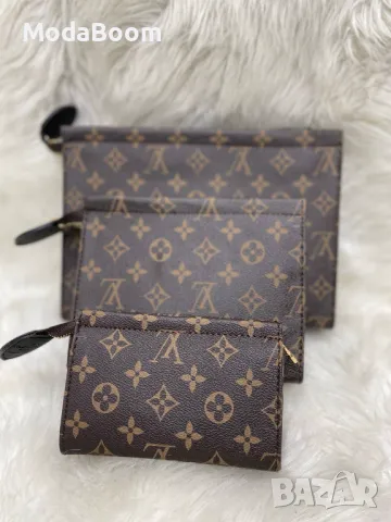 Louis Vuitton мъжки сет чанти 3 броя Различни цветове , снимка 3 - Чанти - 48349591
