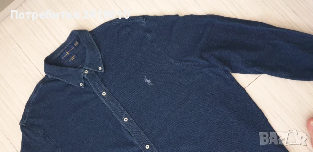POLO Ralph Lauren FeatherWeight Mesh Pique Cotton Mens Size 2XL ОРИГИНАЛ! Мъжка Риза!, снимка 15 - Ризи - 50820998