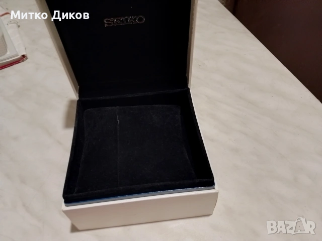 кутия за часовник Сейко нова с допълнително звено и възглавница, снимка 4 - Мъжки - 54192298