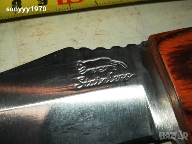STAINLESS-НОЖ С МАРКИРОВКА ЖИВОТНО 1303251501, снимка 6 - Ножове - 49479879