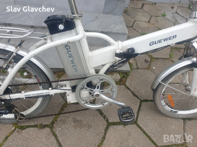 Немски сгъваем електрически велосипед 20цола 36v10A, снимка 4 - Велосипеди - 54100863