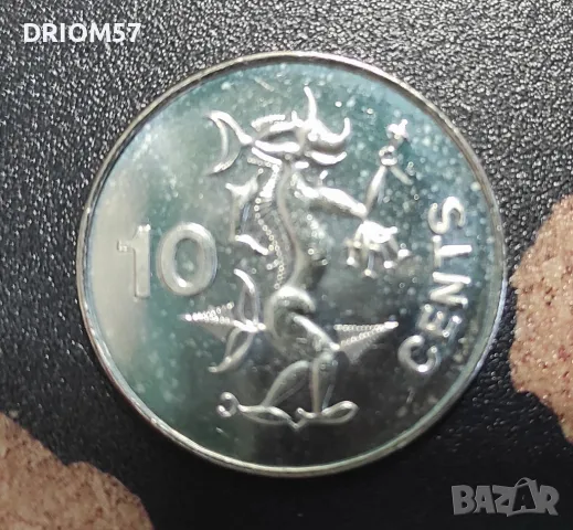 Монета Соломонови острови (UNC) 10 цента [2005]