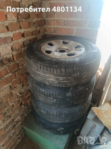 Комплект летни гуми с джанти  215/65/16R , снимка 3 - Гуми и джанти - 54240081