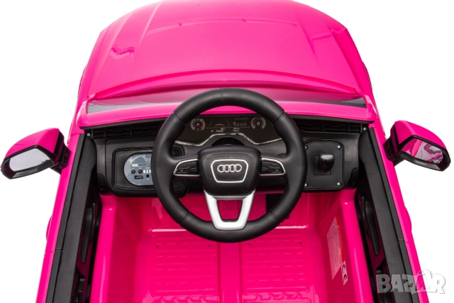 Акумулаторна кола Licensed Audi Q7 Pink, снимка 10 - Детски велосипеди, триколки и коли - 54112356