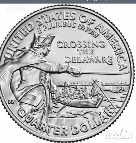 Монети.САЩ.  1/4 долар.  Последният за 2021   ., снимка 1