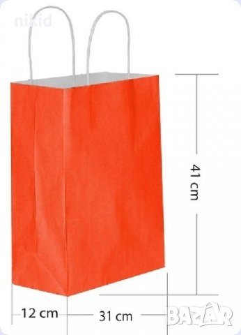 31*12*41 см картонена хартиена подаръчна чанта торба торбичка за подарък, снимка 1 - Други - 37837381