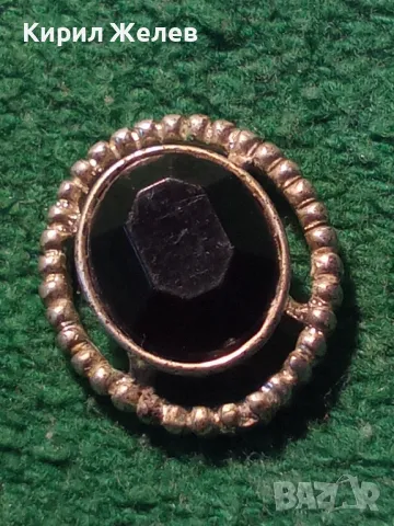ПОСРЕБРЕН СТАРИНЕН НАКИТ с ФАСЕТИРАН ЧЕРЕН ОНИКС РЕТРО БИЖУ АПЛИКАЦИЯ УКРАСА РЪЧНА ИЗРАБОТКА 15000, снимка 9 - Антикварни и старинни предмети - 35596745