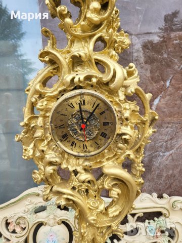 Италиански настолен часовник 0125, снимка 5 - Антикварни и старинни предмети - 40854138