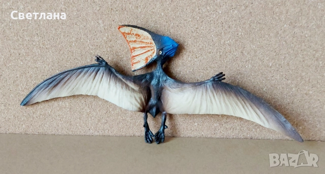 1. Фигурка на птерозавър и птеранодон, размери В8см × Ш14см, снимка 2 - Фигурки - 52405721