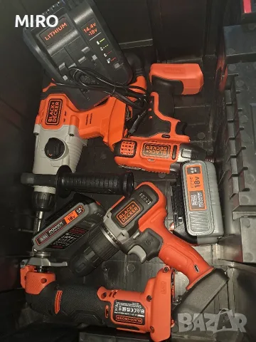 Black+Decker 18v акумулаторен комплект, снимка 16 - Винтоверти - 56168963