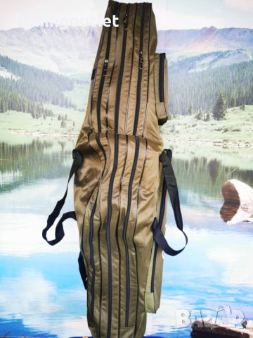 Рибарски троен калъф подходящ за макари с размер до 14000/ 130 и 150см, снимка 10 - Такъми - 39845162