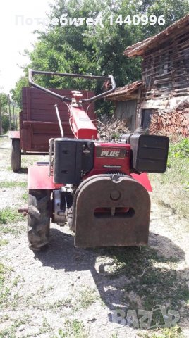 Мотофреза с ремарке