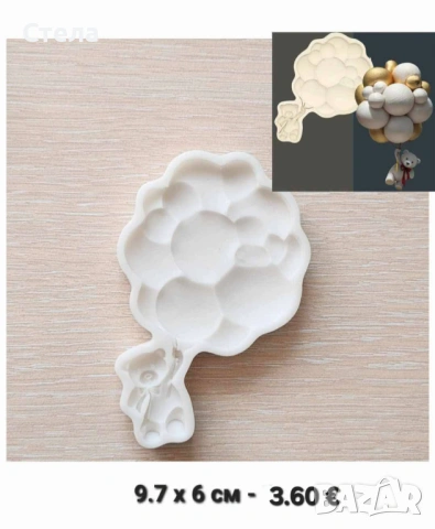 Силиконови молдове , калъпи за пана, фондан, снимка 3 - Други - 50067094