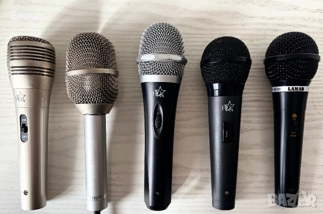 8 професионални микрофона Марка: LAMAR, HQ и AM, снимка 2 - Други - 53131075
