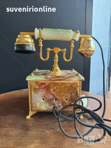 стар колекционерски телефон инокс италиански , снимка 2 - Антикварни и старинни предмети - 52273341