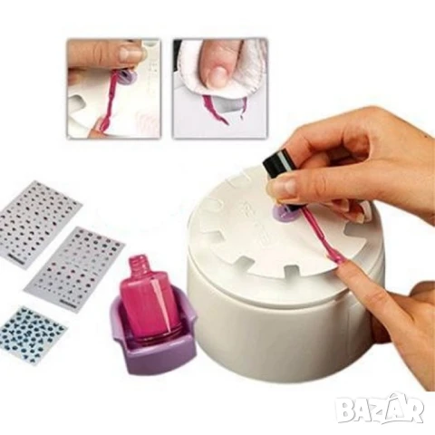 Уред за перфектен маникюр с 200 броя ваденки, снимка 5 - Други - 50579197