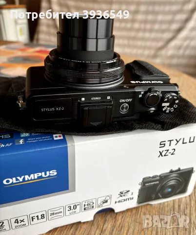 Фотоапарат Olympus XZ-2 , снимка 3 - Фотоапарати - 56273117