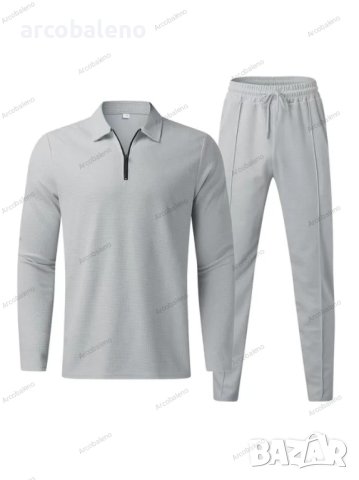 Нов мъжки свободен, втален ежедневен комплект от две части, 5цвята, снимка 5 - Спортни дрехи, екипи - 44151790