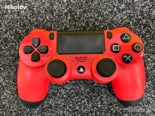 Оригинален Джойстик PS4 DualShock 4 Червен реновиран
