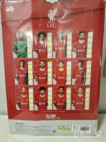 Календар на Ливърпул оригинал 2024 г., снимка 3 - Филателия - 47905133