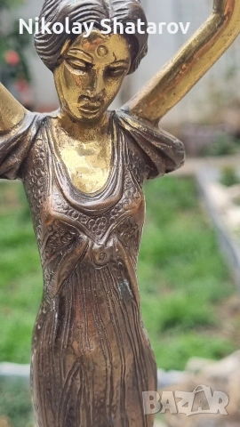 Бронзова скулптура , снимка 3 - Статуетки - 54014366