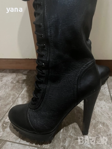 Естествена кожа, снимка 4 - Дамски боти - 52853952