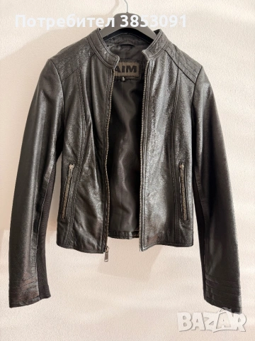 Кожено яке AIM размер 38, снимка 4 - Якета - 54163293