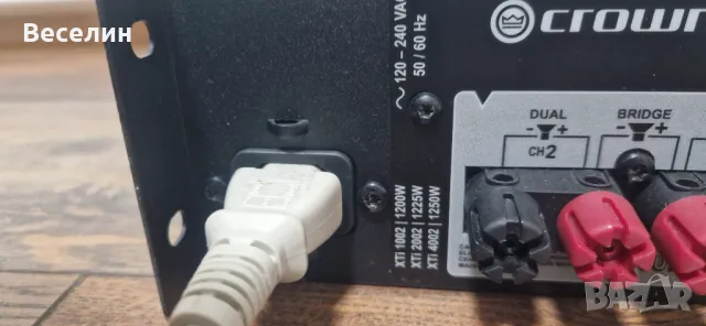 Усилвател CROWN XTI 4002 , снимка 3 - Ресийвъри, усилватели, смесителни пултове - 49651752