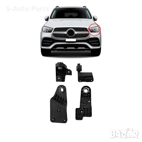 Комплект щипки за захващане на фар Mercedes GLS X167, GLE W167 / V167, снимка 4 - Аксесоари и консумативи - 55844835