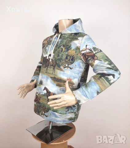 Polo Ralph Lauren Equestrian - Оригинален мъжки суитшърт р-р L, снимка 4 - Суичъри - 51932166