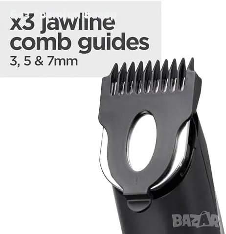 Нов BaByliss Комплект за Мъже, Тример за Брада и Нос, Водоустойчив, снимка 5 - Машинки за подстригване - 47826154