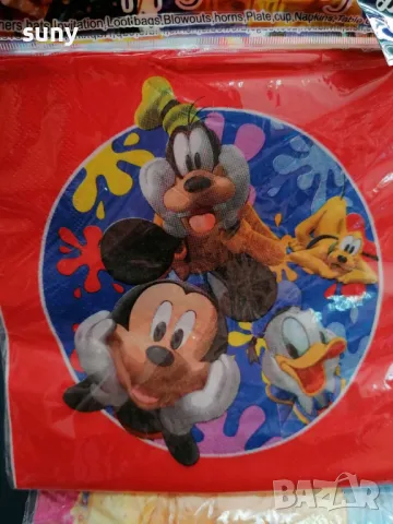 Парти артикули Мики и Мини Маус, снимка 7 - Други - 24228698