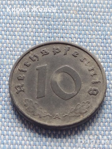 Монета 10 райхсфенинг 1941г. Германия Трети Райх с СХВАСТИКА за КОЛЕКЦИЯ 29388, снимка 4 - Нумизматика и бонистика - 42820030