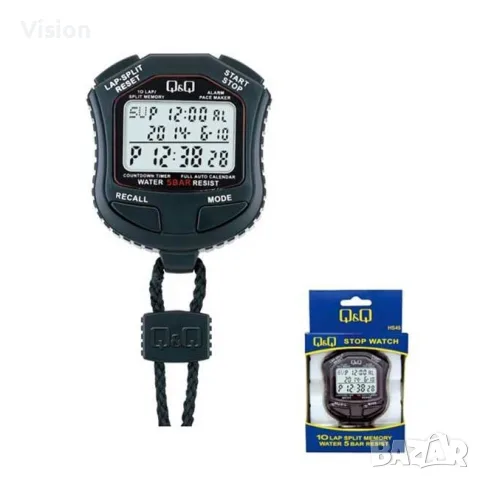 Професионален Хронометър Casio HS-70W-1DF Q&Q HS45J. Дигитални Хронометри за Спортисти Касио HS., снимка 5 - Други - 55993976
