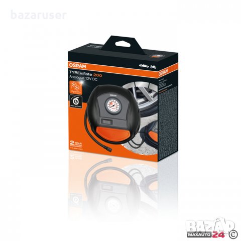 Компресор за Гуми OSRAM 200/ 24 Месеца Гаранция/, снимка 2 - Аксесоари и консумативи - 32160318