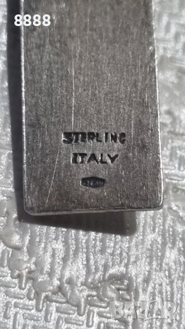 Vintage сребърен синджир с кръст Italy, снимка 8 - Колиета, медальони, синджири - 44280947