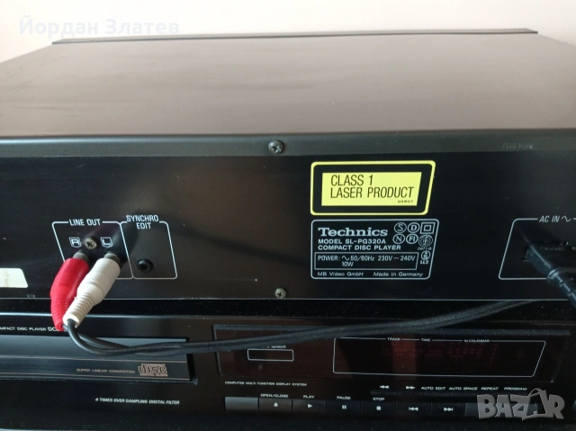 СД плеър ТЕХНИКС SL-PG320A, снимка 5 - Ресийвъри, усилватели, смесителни пултове - 54096631