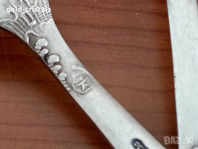 Антикварни руски посребрени вилици мнц, снимка 5 - Антикварни и старинни предмети - 29536668