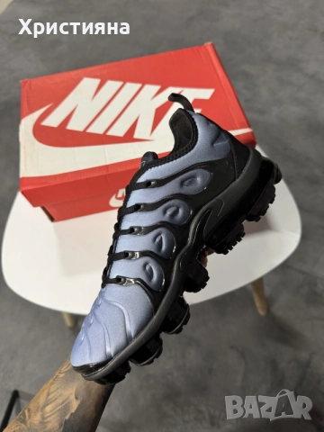 Air VaporMax Plus Black/Aluminum, снимка 3 - Маратонки - 56442698