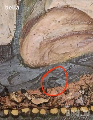 Произведение на Ставри Калинов ,масивна бронзова рамка., снимка 5 - Антикварни и старинни предмети - 53338027