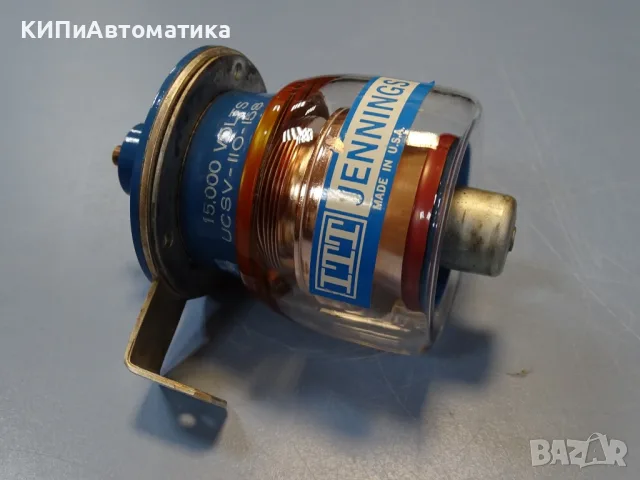 вакуум кондензатор ITT JENNINGS UCSV-110-15S vacuum capacitor, снимка 2 - Резервни части за машини - 55948991