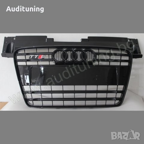 Решетка за Ауди Аudi ТТ-ТТS Sline визия 2008 2009 2010 2011 2012 2013 2014 ЧЕРНА, снимка 1