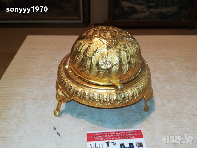 ЗЛАТНА БОНБОНИЕРА-ВНОС ГЕРМАНИЯ 0310211255, снимка 2 - Антикварни и старинни предмети - 34333100