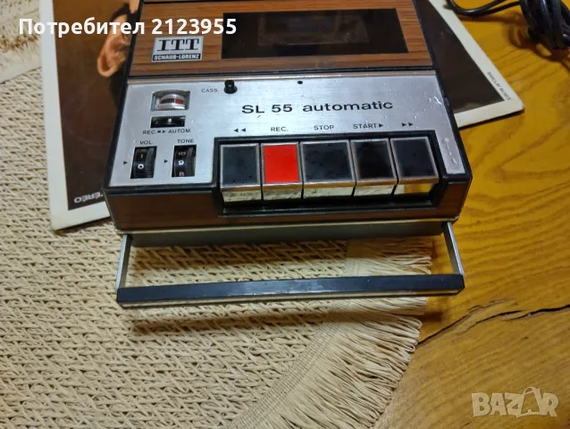 Ретро касетофон ITT, снимка 6 - Радиокасетофони, транзистори - 48436746