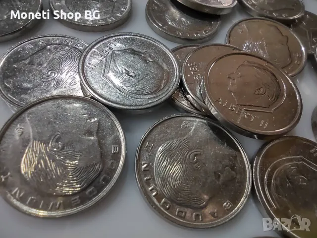 190 монети Белгия 1 Франк, снимка 6 - Нумизматика и бонистика - 48908477